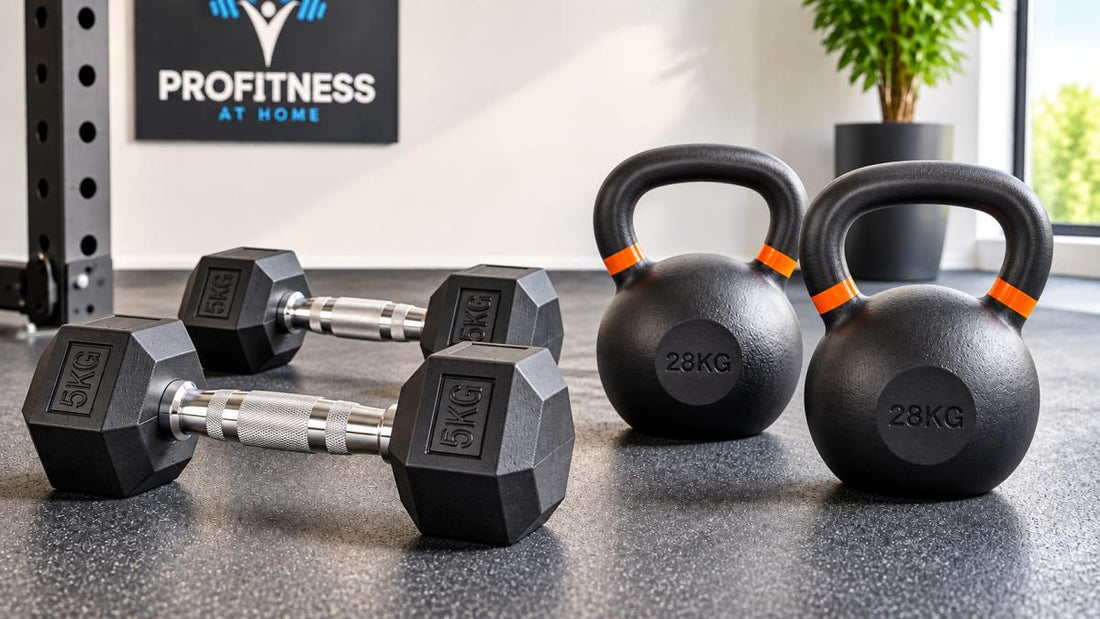 Kurzhanteln vs Kettlebells für das Heimtraining 2026