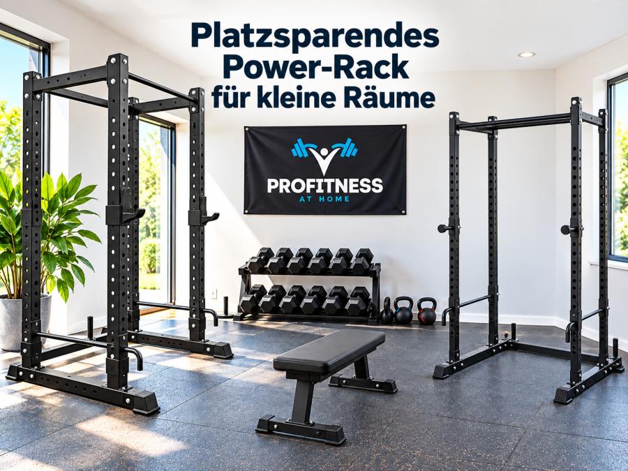 Platzsparendes Power Rack für kleine Räume